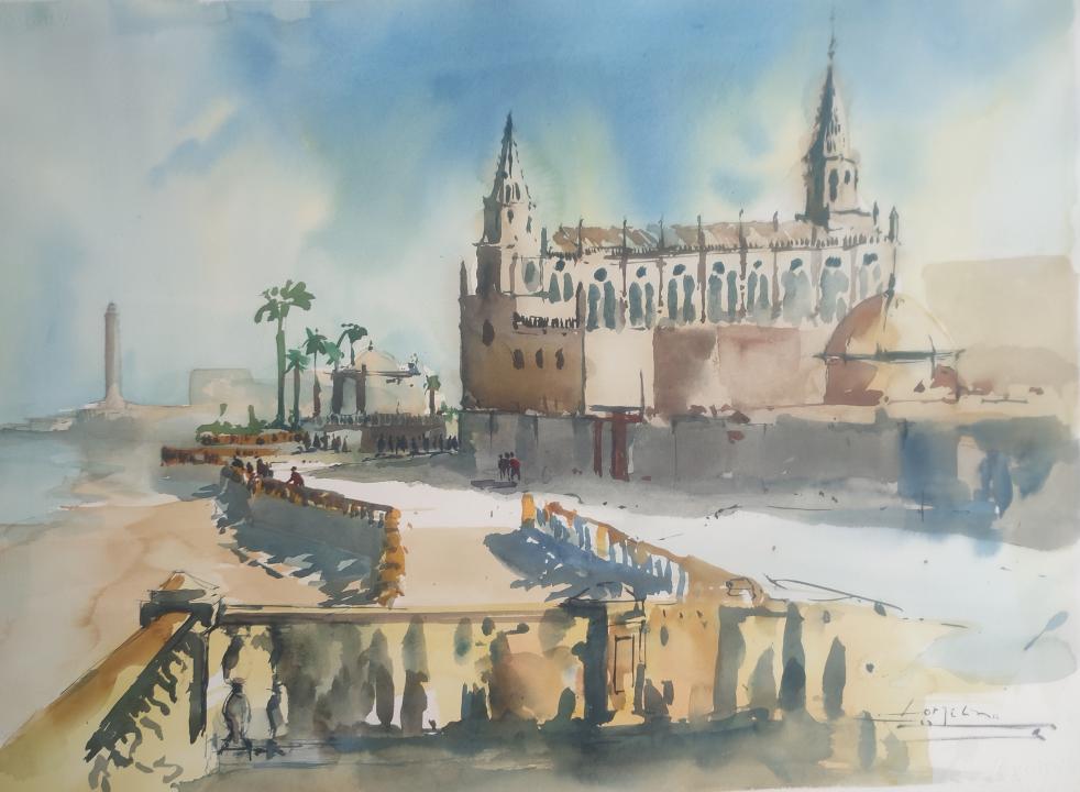 Desde el mirador del Camarón