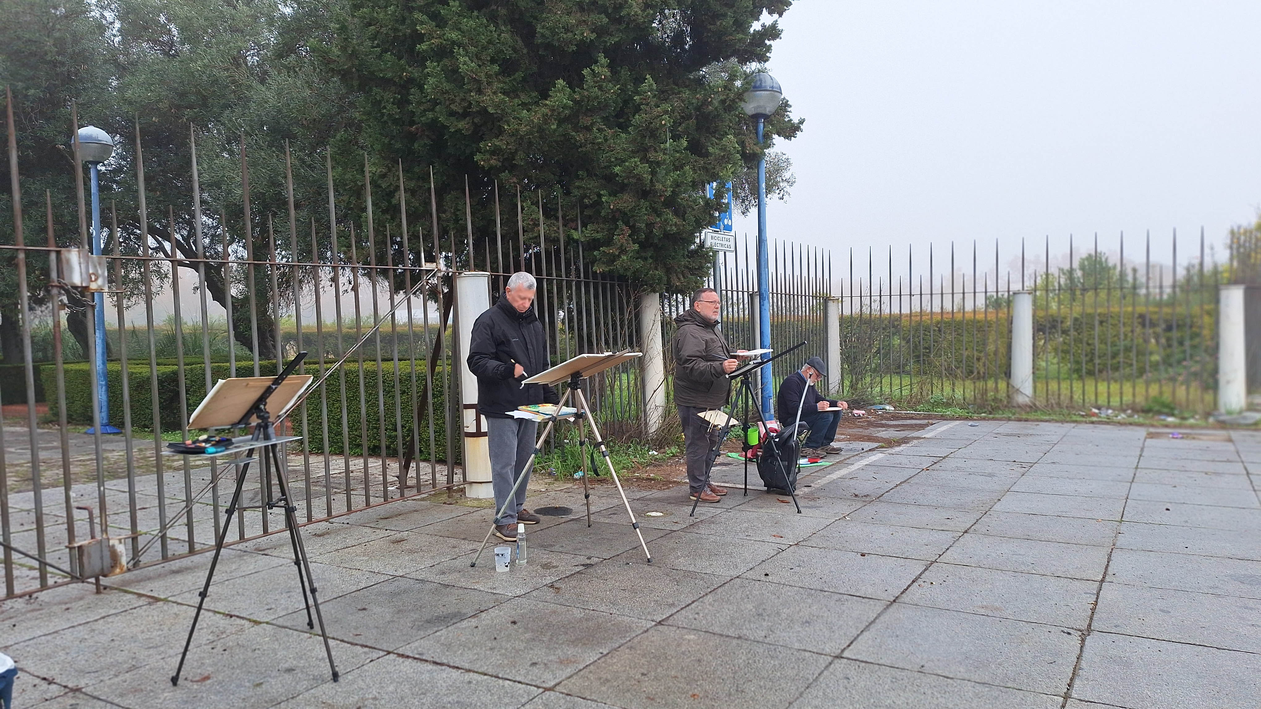 LA CARTUJA. PINTAR ENTRE LA NIEBLA