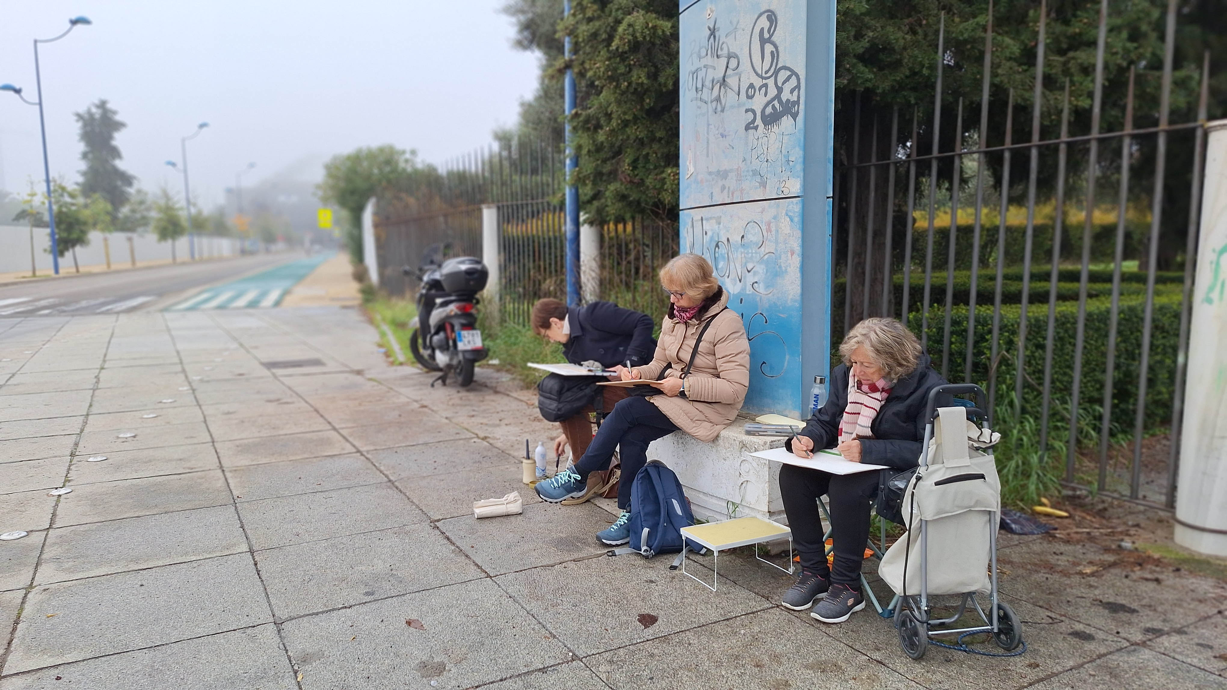 LA CARTUJA. PINTAR ENTRE LA NIEBLA