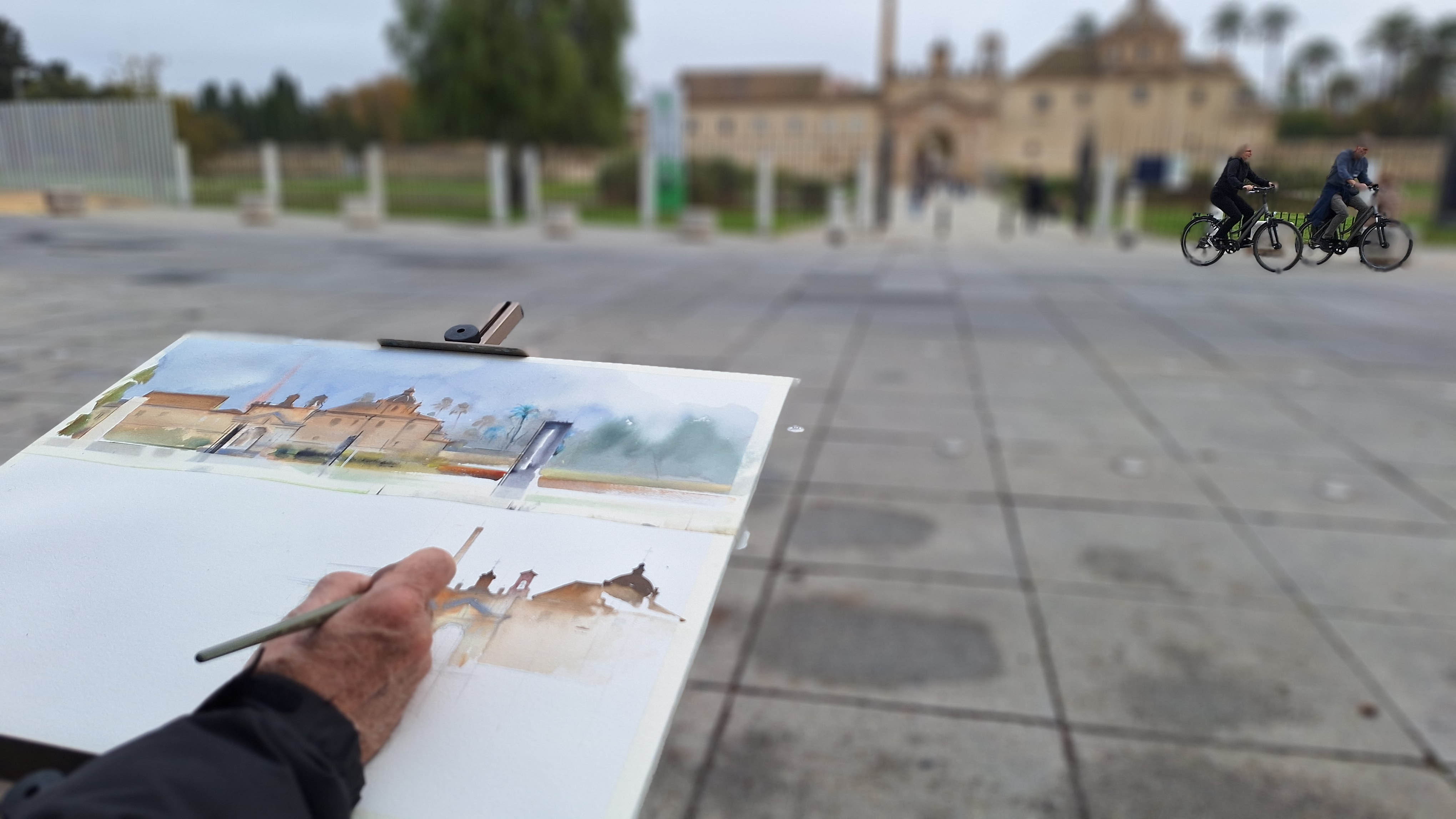 LA CARTUJA. PINTAR ENTRE LA NIEBLA